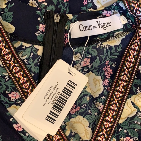 Coeur De Vague floral midi dress - Picture 10 of 12